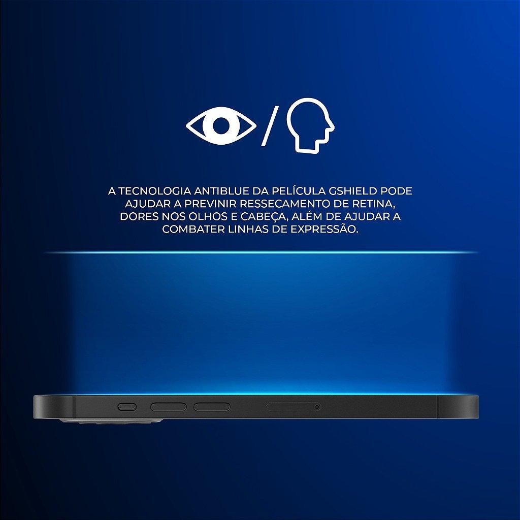 Película para Motorola Moto G04s - AntiBlue - Gshield - detalhe