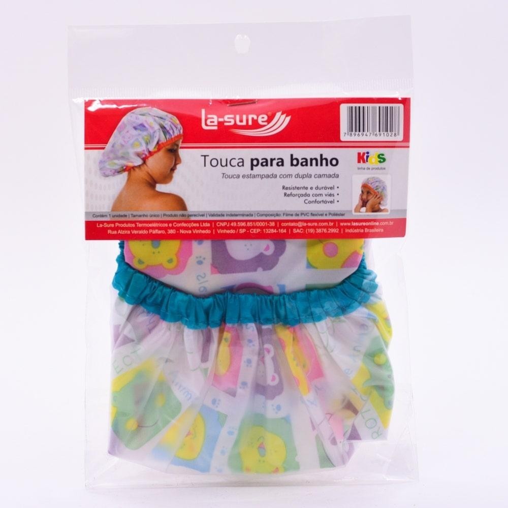 Touca Banho Infantil La Sure Pvc 1Un em Oferta na Shopee