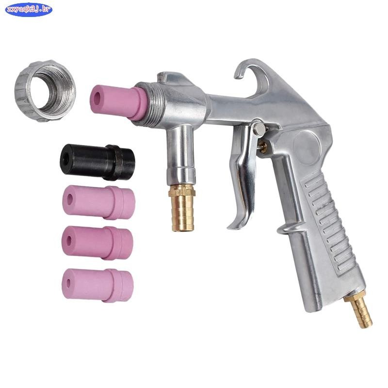 Jato De Areia Jateador Abrasivo Coletor De Pó Com Adaptador Rápido A Para Gabinete De Jateamento em Oferta na Shopee