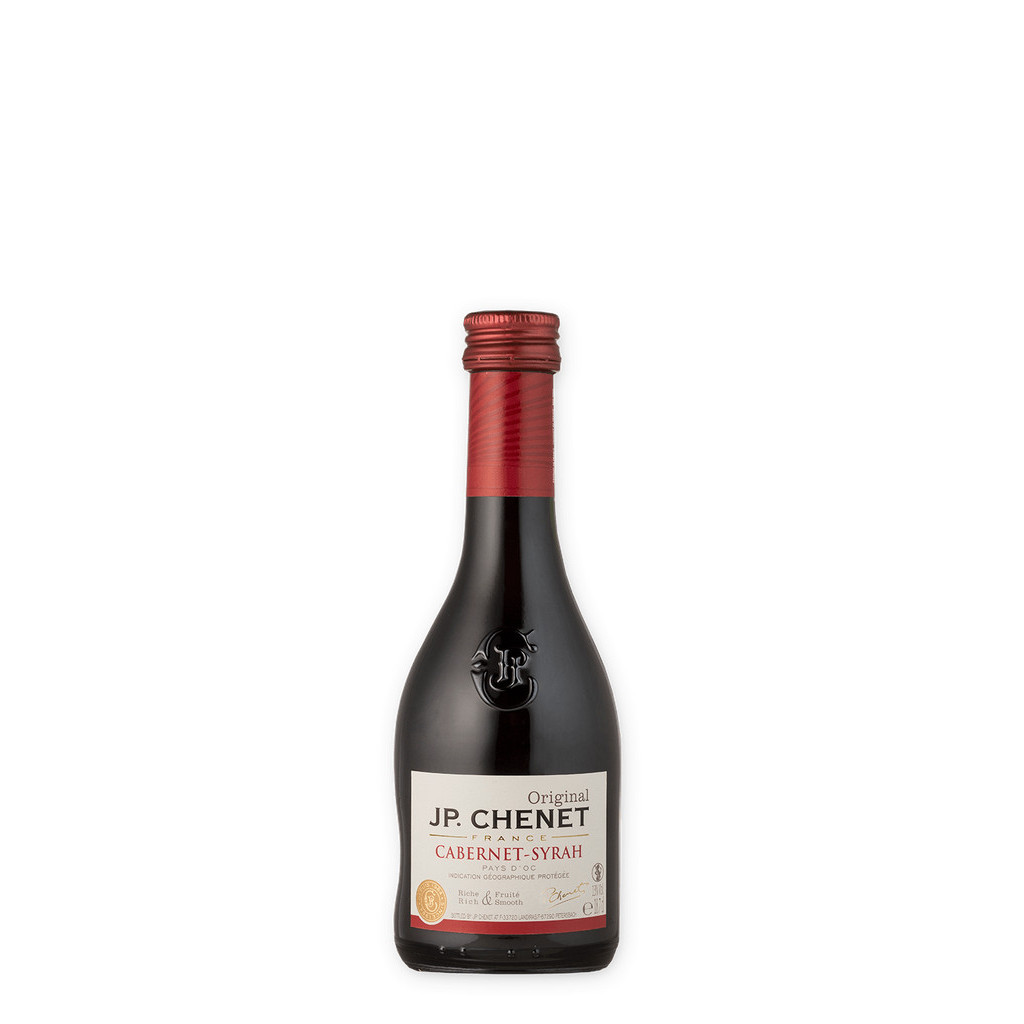 MINI VINHO JP. CHENET CABERNET SAUVIGNON-SYRAH TINTO 187ML