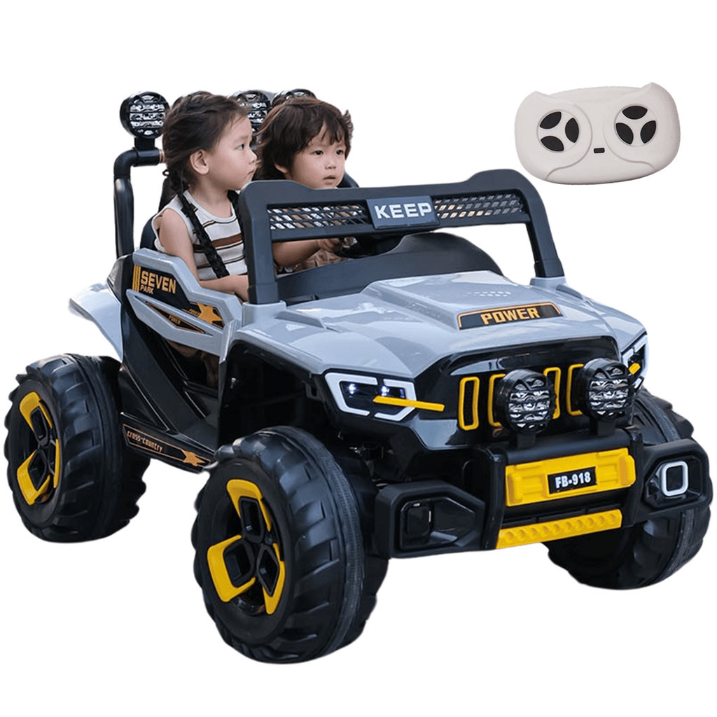 Carro Eletrico Zippy Toys Super Cross 4x4 12V Controle Cinza em Oferta na Shopee
