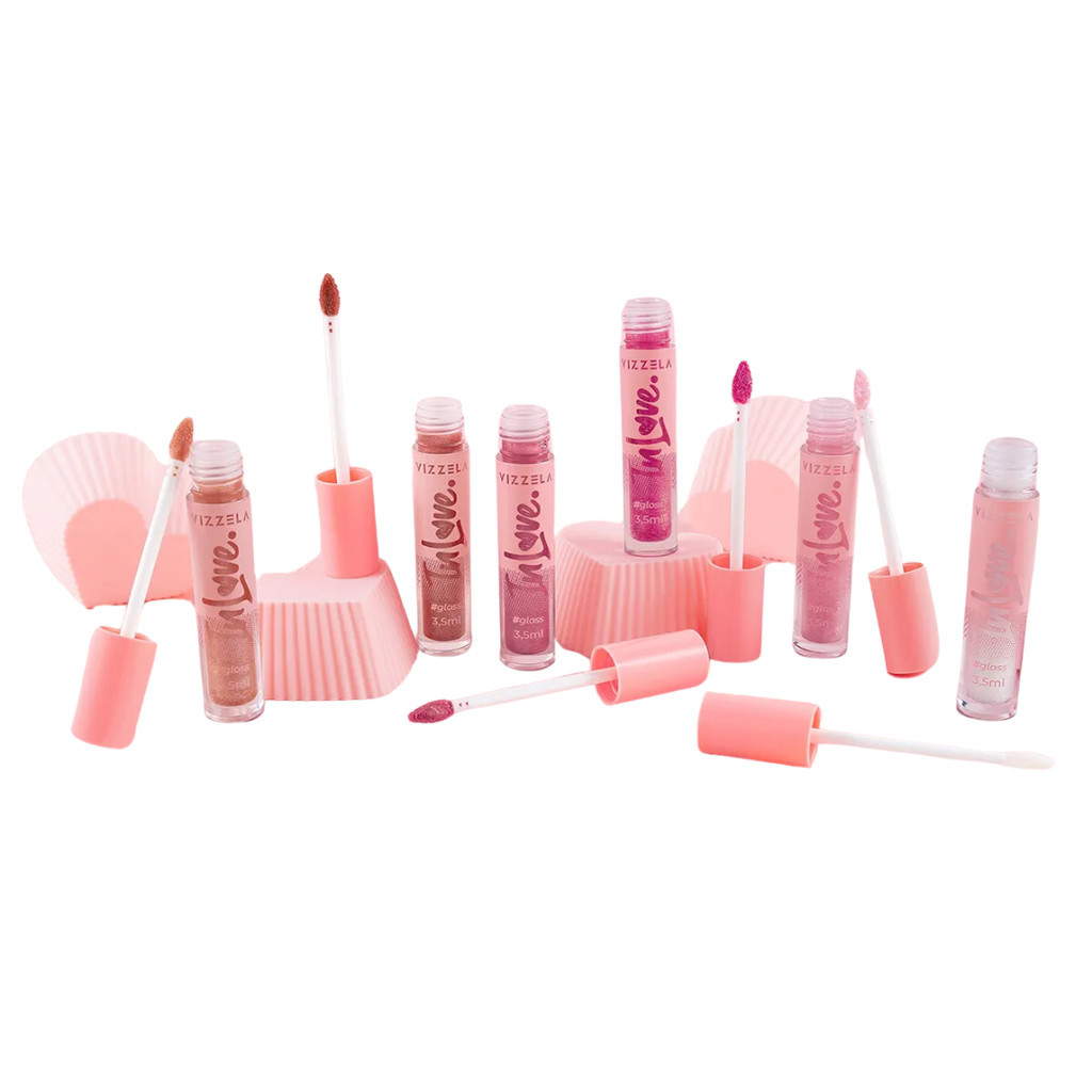Gloss Labial In Love – Brilho Intenso com Toque Suave - Vizzela