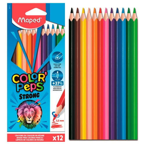 Lápis de Cor Jumbo 12 cores