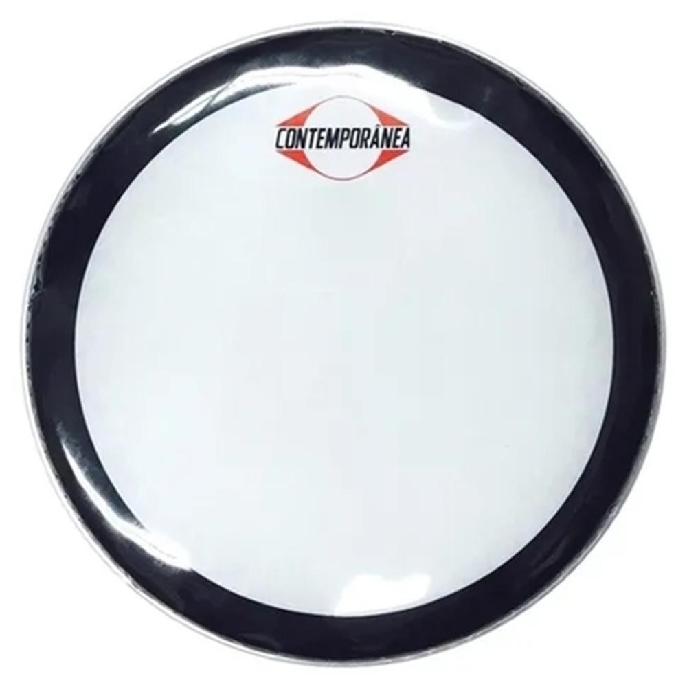PELE CONTEMPORANEA 14 POLEGADAS SUPER NYLON BORDA PRETA P/TIMBAL