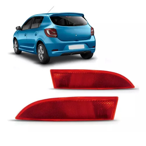 Refletor Parachoque Sandero 2014 A 2019 Logan 2014 A 2022