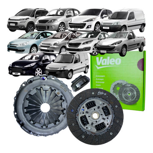 Kit Embreagem + Rolamento Valeo Aircross C3 C4 Xsara Picasso 207 307 Motor 1.4 e 1.6 em Oferta na Shopee