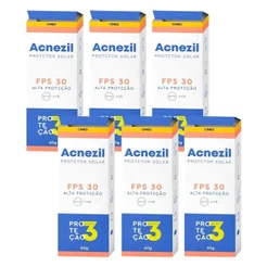 Kit 6 und Protetor Solar Acnezil FPS 30 Oil Control 60 g