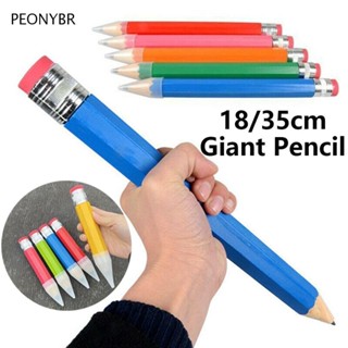 PEONYHOME Lápis Grande , Gigante De Brinquedo Novidade , Com Borracha Performance Prop 18/35CM De Papelaria em Oferta na Shopee