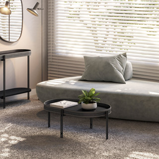 Mesa de Centro Decorativo Para Sala de Estar Industrial Nord L05 Preto - Lyam Decor em Oferta na Shopee