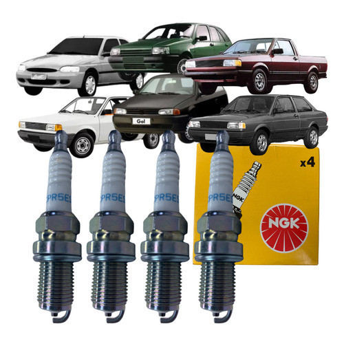 Jogo De Vela Original Ngk Tipo 1.6 Escort 1.6 Gol 1.0 / 1.6 Parati 1.6 Saveiro 1.6 Voyage 1.6 em Oferta na Shopee