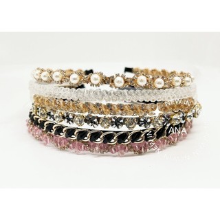 Kit 6 Tiaras Com Modelos Variados De Cristal modelo aleatório-inlis ana