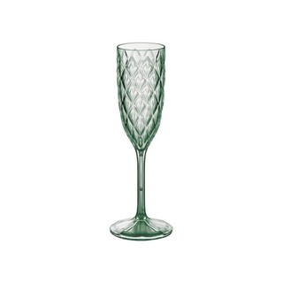 Taça Champagne Plástico 200 ml Verde Glamour Plasútil em Oferta na Shopee