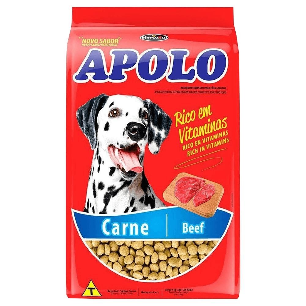 Ração Hercosul Apolo para Cães, Carne 20Kg - Pets