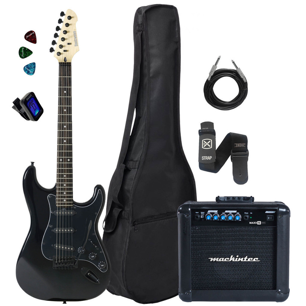 Guitarra Strinberg Rockwave Rw50 Bk+ Capa Cubo Acessorios
