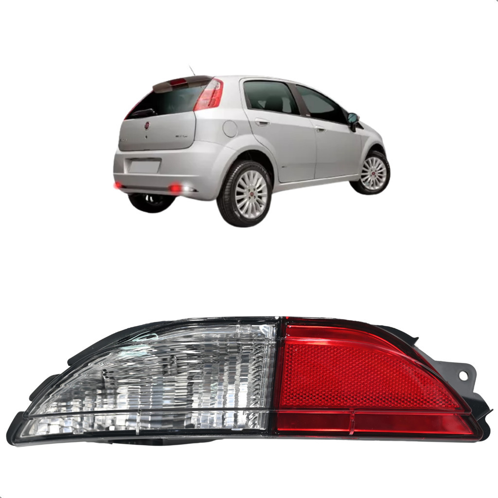 Lanterna Luz Ré Para-choque Fitam Punto 2008 2009 2010 2011 2012