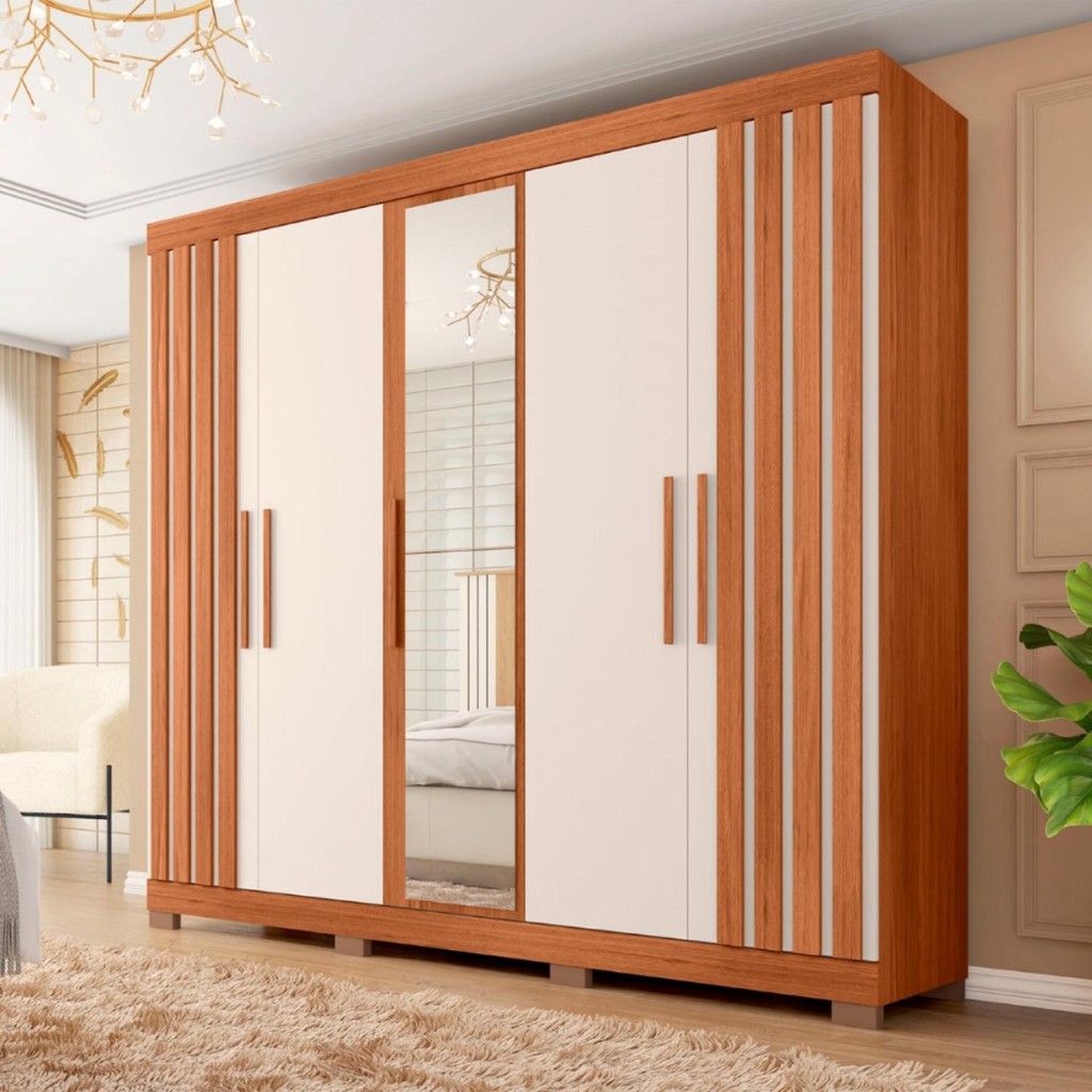 Guarda Roupa Casal Sophia Lux em Oferta na Shopee