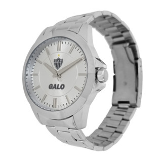 Relógio Atlético Mineiro Galo Oficial  Aço Masculino GALO-002-2 em Oferta na Shopee