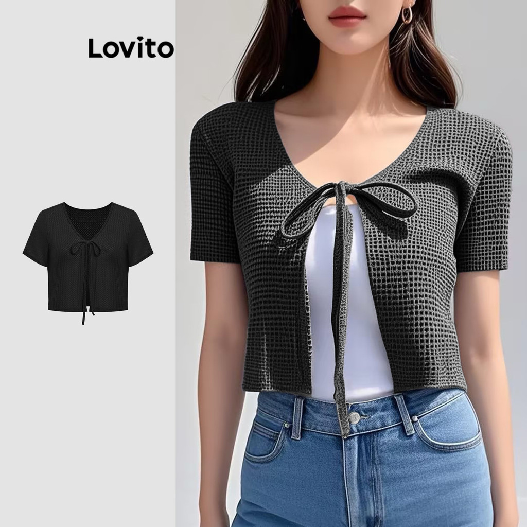 Lovito Casual Plain Grande Capacidade Commute Top Handle Tote Bag para Mulheres L114AD876 - Women Clothes