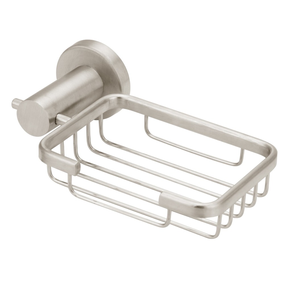 Porta Sabonete Saboneteira Inox Escovado Luxo Banheiro