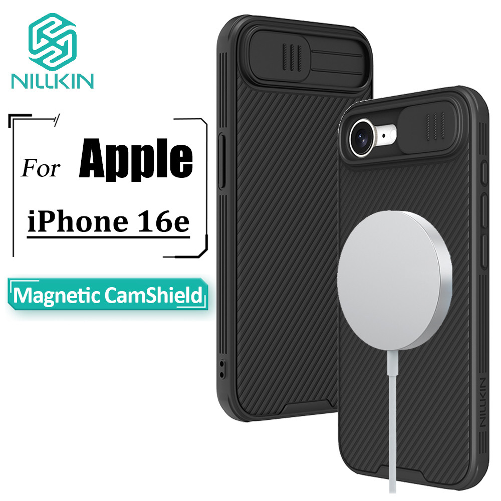 Nillkin Magnético Caso Para iPhone 16e CamShield Pro Câmera Slider Proteção Capa Traseira À Prova De Choque - Mobile & Gadgets