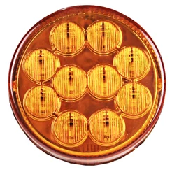Lanterna Traseira 96mm Ônibus Caminhão Bugue 10 LED AM 24V