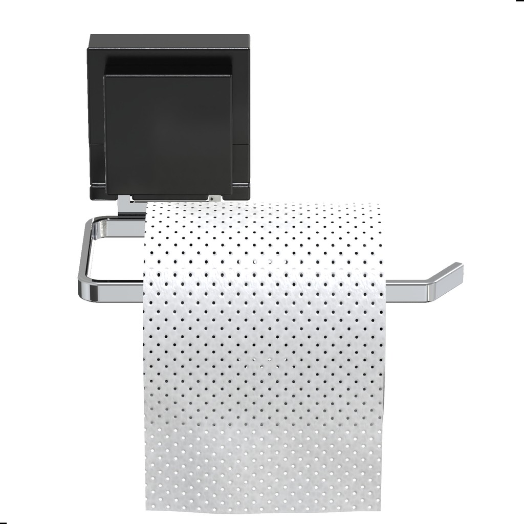 Porta Papel Higiênico Suporte Com Ventosa Cromado UN.RBT