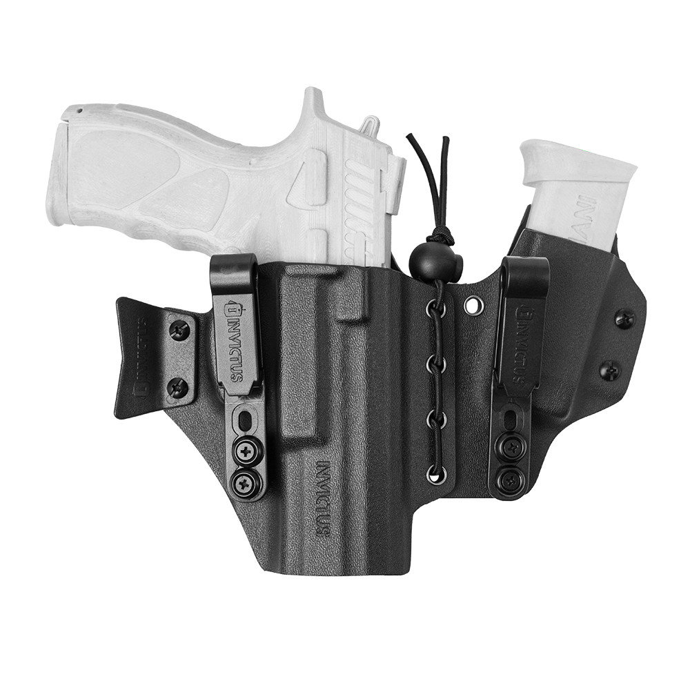 COLDRE DE KYDEX SIDECAR TAURUS PT 838 PT 809 PT 840 TH 380 TH 9 TH40 + PORTA CARREGADOR VELADO - INVICTUS
