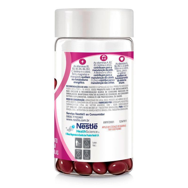Suplemento Alimentar Nutren A-Z Mulher Pele, Unha & Cabelo 60 Cápsulas - Health