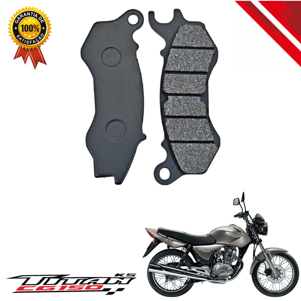 Pastilha De Freio Honda Cg 150 Titan/fan 2009/15 Dianteira em Oferta na Shopee