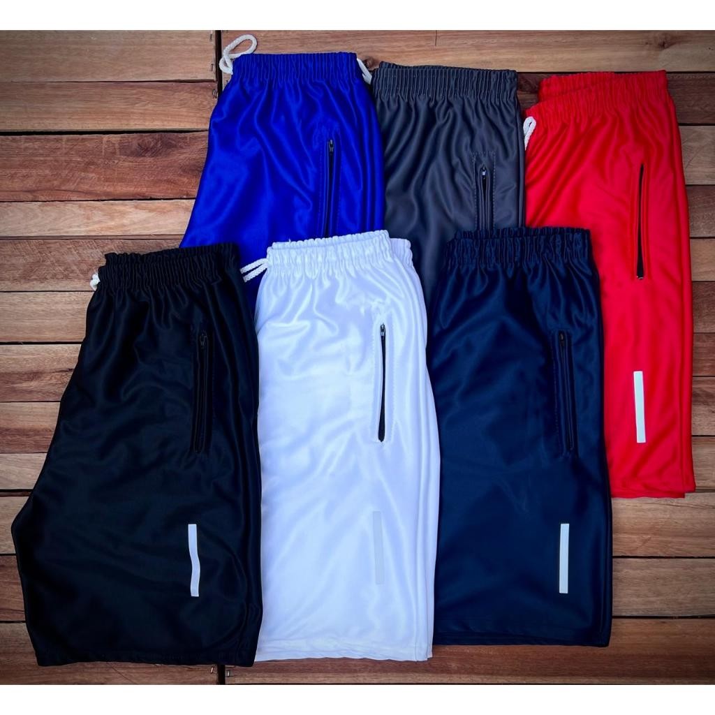 Kit Masculino de Verão 06 Bermudas Básicas - Sem Logo - Diversas Cores - Ideal Pro Dia-a-D...