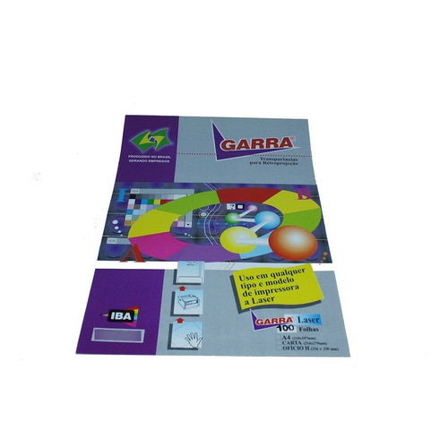 Transparencia Cristal Acetato Impressora Laser A4 50 Folhas