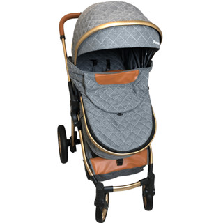 Carrinho de Bebe Moises Passear Baby Ares Plus 3 em 1 Cinza em Oferta na Shopee