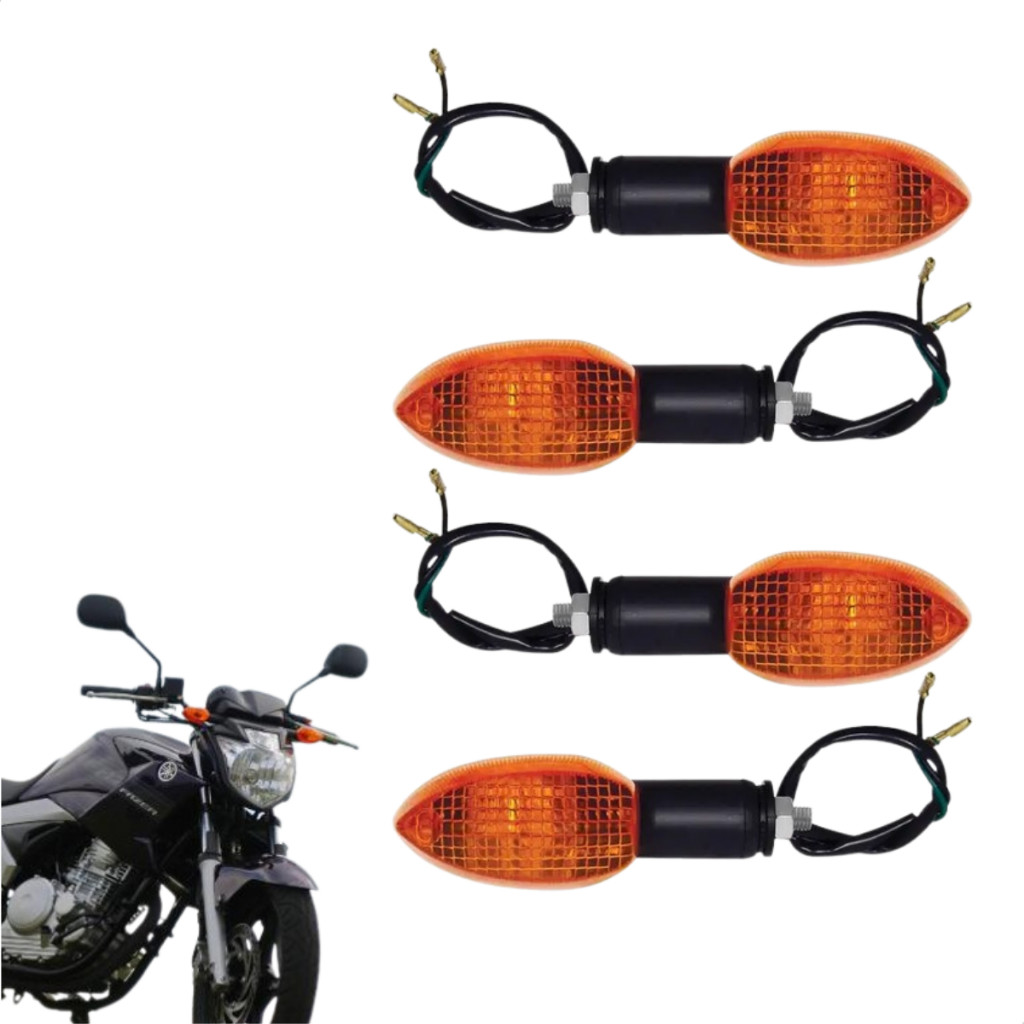 Pisca Seta Moto Para Fazer 250 2006 A 2008 Laranja Kit 4 Unidades em Oferta na Shopee