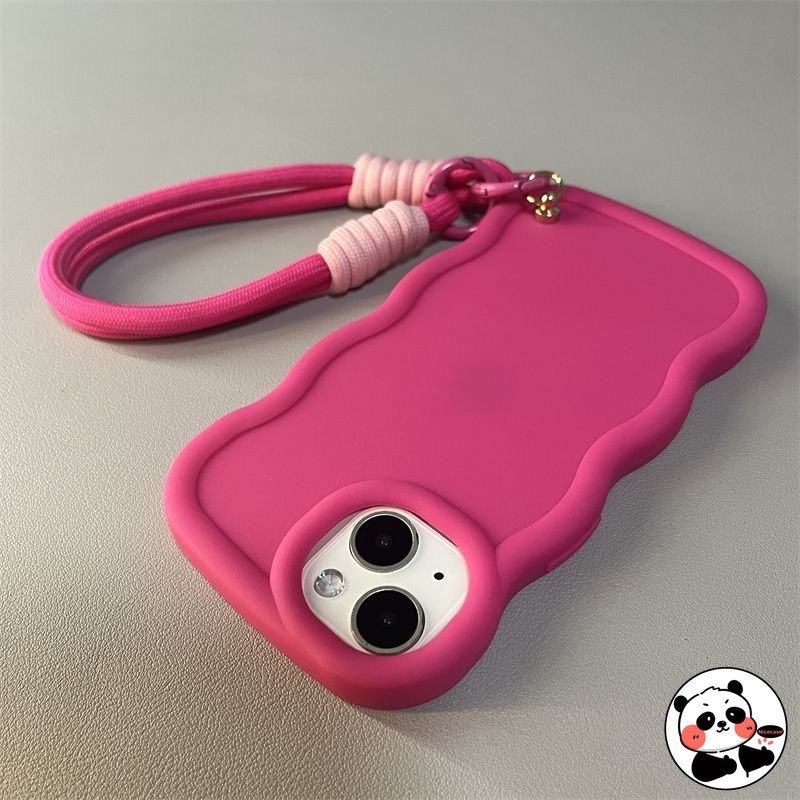 Capa Com Alça De Onda 3D Para Samsung Galaxy A54 A53 A25 A52 A52s A51 M40s A50 A50s A30S A35 A36 A56 A34 A33 A32 A31 5G 
