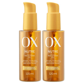 Kit Óleo Capilar Nutritivo OX Nutre 3 Em 1 120ml - 2 Unidades
