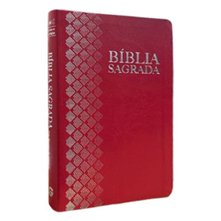 Bíblia Sagrada | ARC | Letra Normal | Capa Luxo Vermelha em Oferta na Shopee