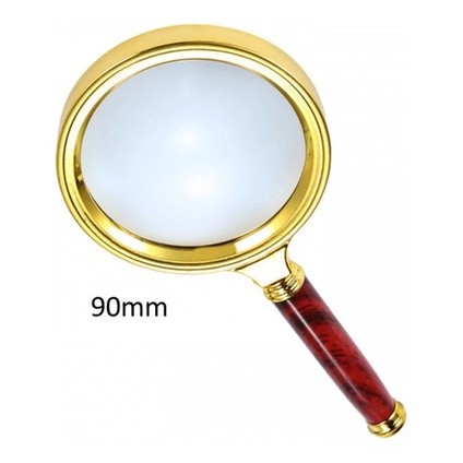 Lupa Com Lente De Aumento Zoom 10 X 80mm/90mm em Oferta na Shopee