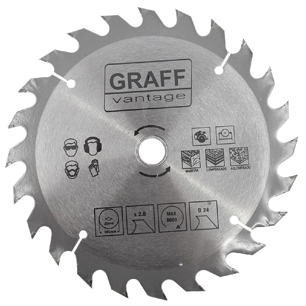 Serra Circular C/ Pastilha de Metal Duro P/ Madeira 7.1/4''x24D (579,0003) - Graff Vantage
