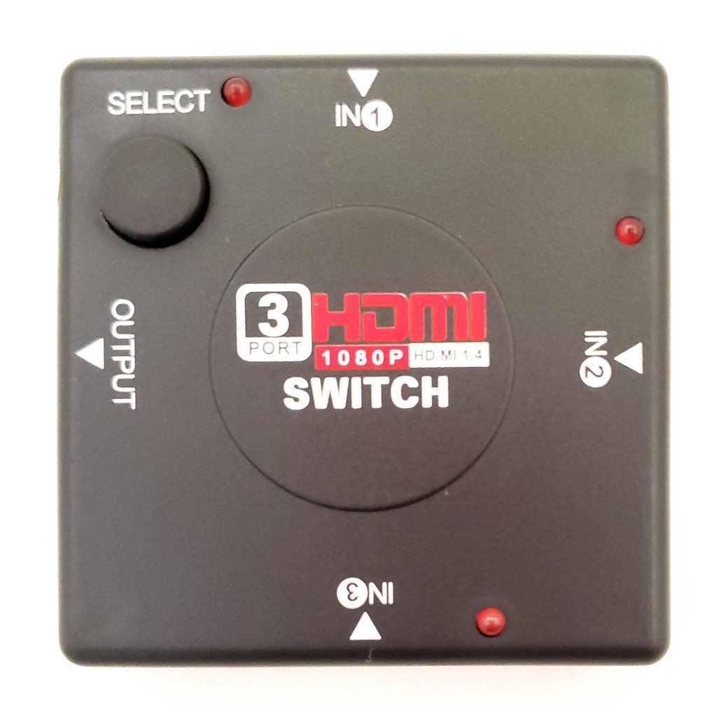 Switch HDMI 1.4 3D 1080P com 3 Entradas