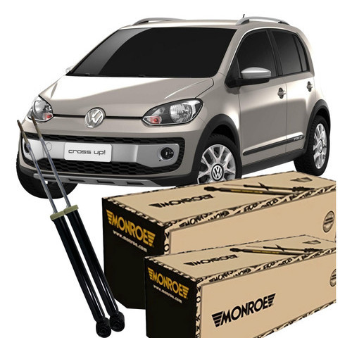 Kit Amortecedor Traseiro Monroe Vw Up 1.0 12v 3cc 2014 2020 em Oferta na Shopee