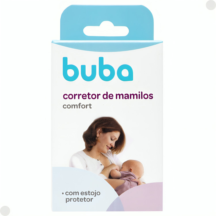 Corretor de Mamilos 7cm Com Estojo 13233 - Buba - Mom & Baby