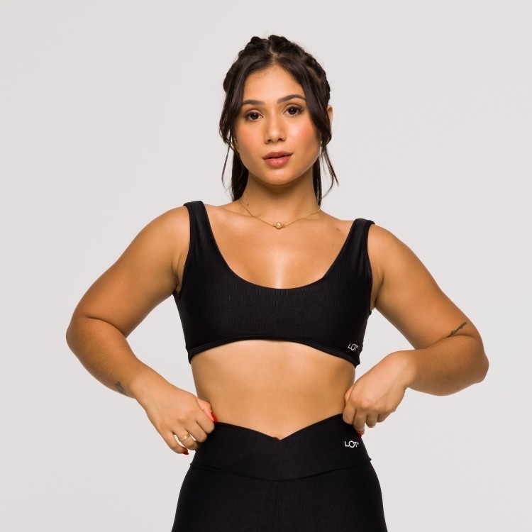 Top Fitness Feminino Academia Poliamida Arco Costas Aberta Preto Crossfit em Oferta na Shopee