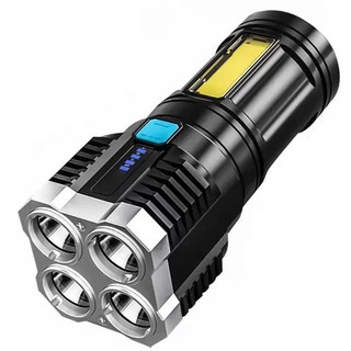 Lanterna LED Forte Super Potente 1500m Recarregável USB Portátil Ultra Brilhante 4 Modos …