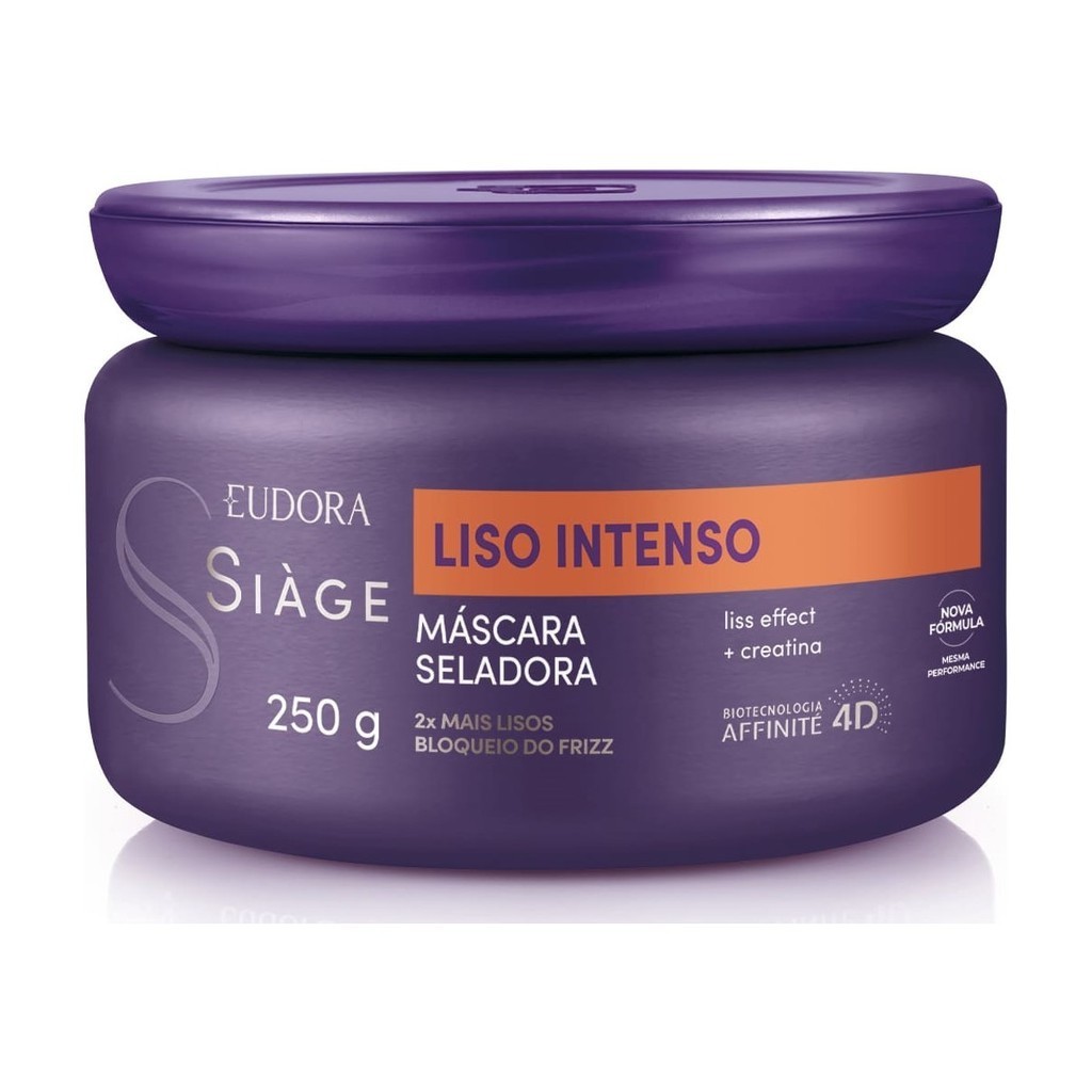 Máscara Capilar Eudora Siàge Liso Intenso 250g