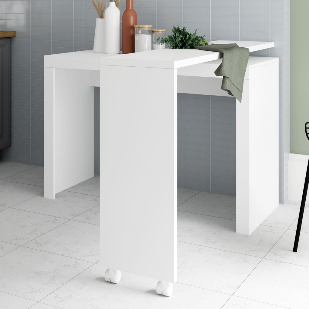 Bancada de Cozinha Giratória Branco Bmu 131 - Brv Móveis - Home & Living