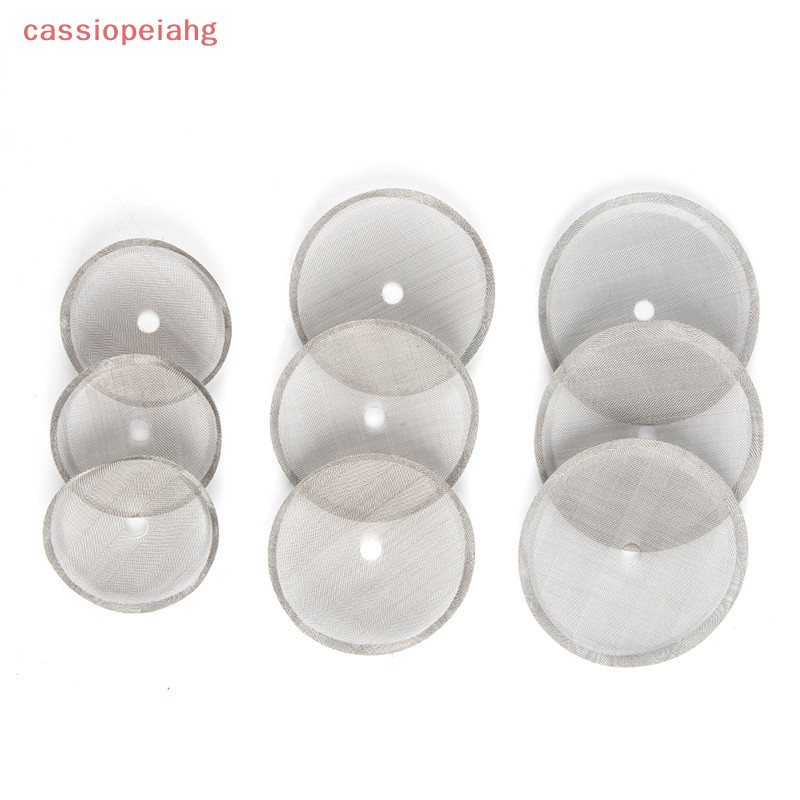 (cassiopeiahg) 3Pcs Prensa Francesa Reutilizável De Aço Inoxidável Filtro De Malha Destacável