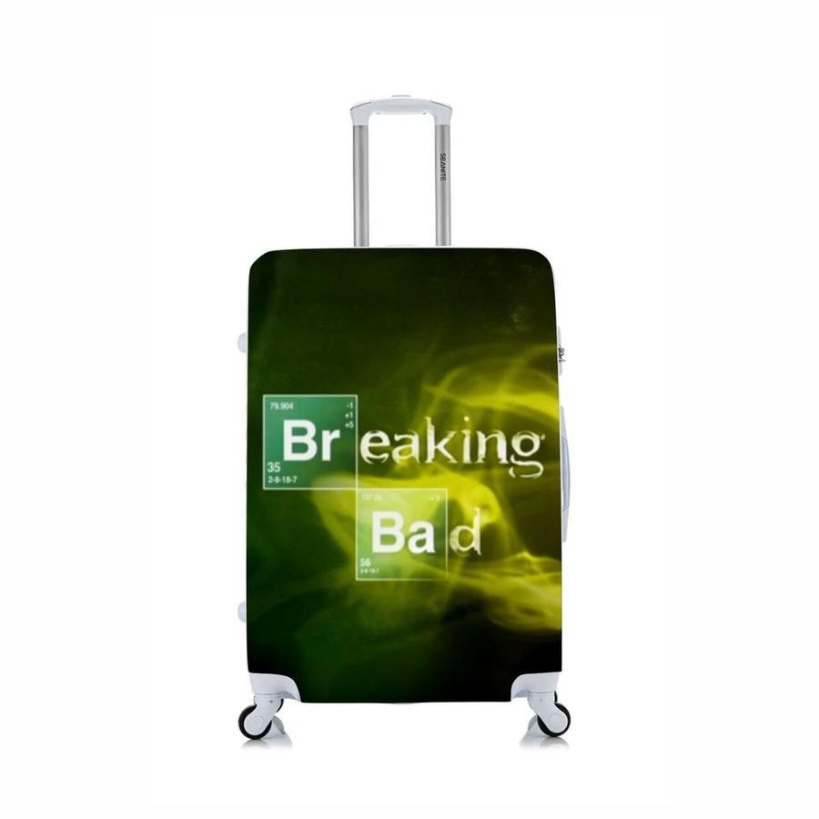 Capa Protetora Para Mala Viagem Personalizada Grande Breaking Bad Logo