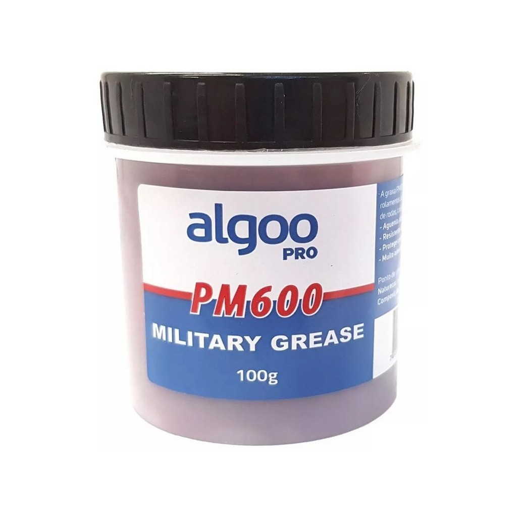 GRAXA MILITAR PM600 ALGOO - VERMELHA - 100GR em Oferta na Shopee