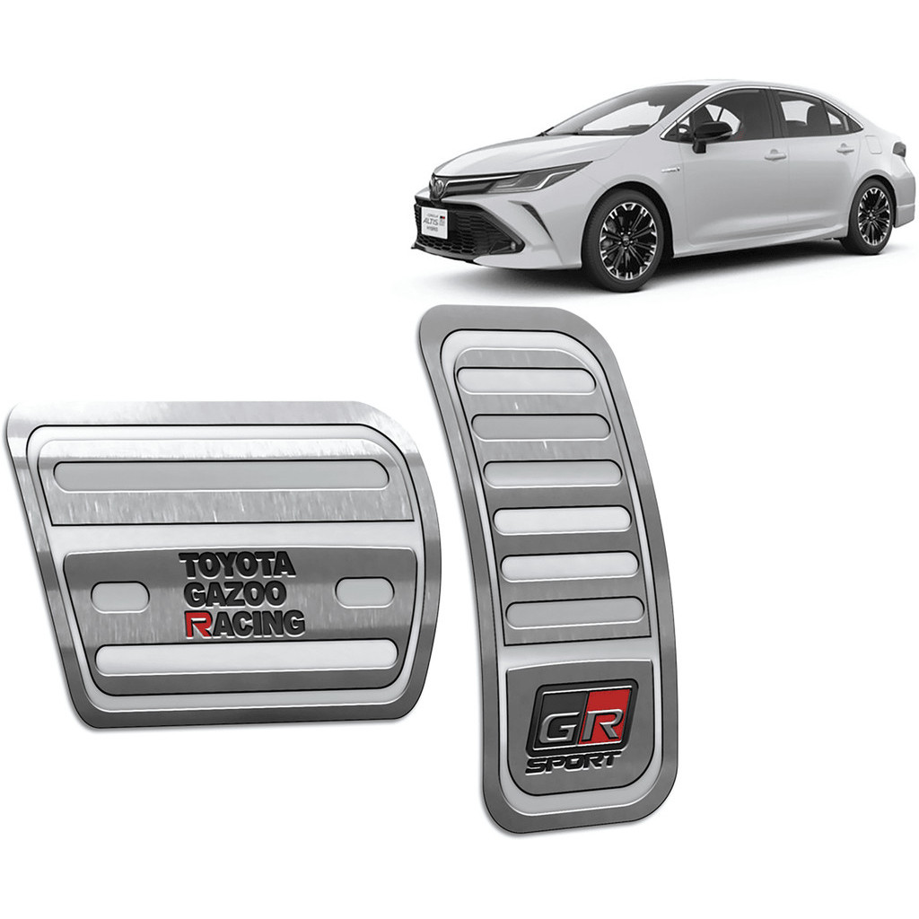 Pedaleira Corolla Gr Sport 20/.. Automático Aço Inox - Não fura o pedal em Oferta na Shopee