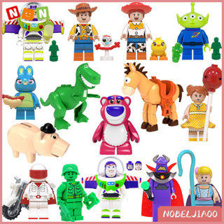 NJ Cartoon Creative Toy Story 4 Blocos De Construção Para Montagem Infantil Woody Buzz Lightyear Ação FiguDoll Toys em Oferta na Shopee
